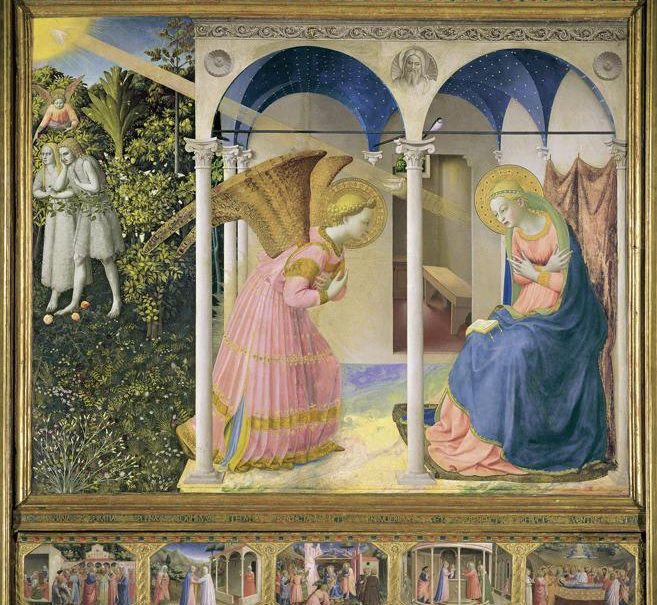 La Anunciación, de Fra Angelico (Museo del Prado)